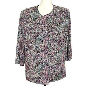 💖 Stunning Alex Evenings Women's Jacket - Size 1X 💖